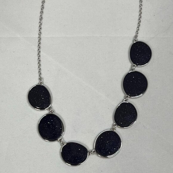 Ballet moonstone silver toned necklace - Picture 1 of 7